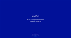 Desktop Screenshot of lexloci.com