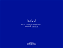 Tablet Screenshot of lexloci.com